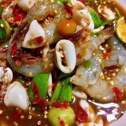 กุ้งสดทะเลซีฟู๊ด