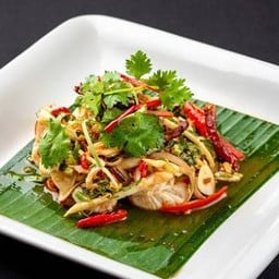 พล่ากุ้งตะไคร้อ่อน