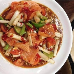 ตำไหลบัวแซลมอล