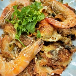 หอยแมลงภู่ + กุ้ง พิเศษ