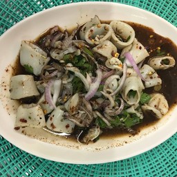 ลาบปลาหมึก