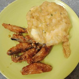 ข้าวไก่ทอดเกาหลีซอสคันจัง