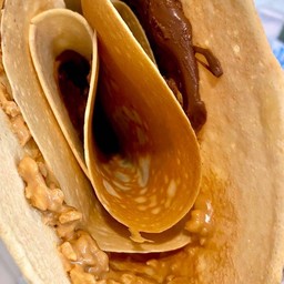 เครปญี่ปุ่น นูเทลล่าเนยถั่ว