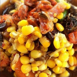 ตำข้าวโพดหอยดอง