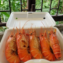กุ้งก้ามกรามเผา ครึ่งกิโล