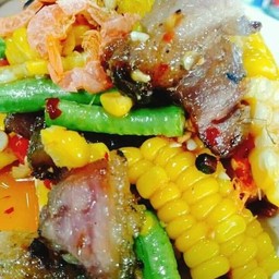 ตำข้าวโพดคอหมูย่าง