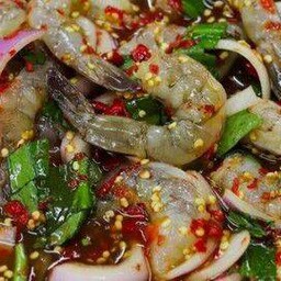 ยำกุ้งสด