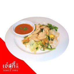 สุกี้หมูแห้ง