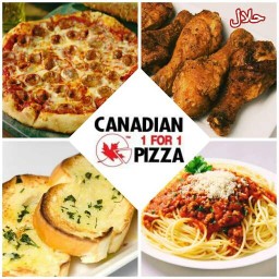 Canadian 1 For 1 Pizza(حلال)