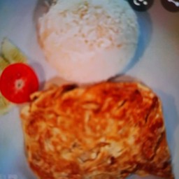 ไข่เจียวปูราดข้าว