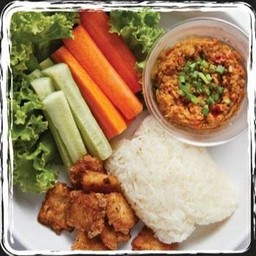 ชุดน้ำพริกเห็ดฟาง