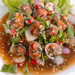 ยำหอยแครงลาว