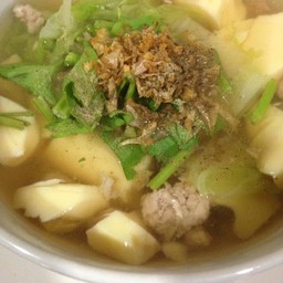 ต้มจืดเต้าหู้หมูสับ