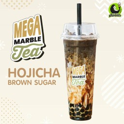 Brown sugar hojicha mega  (แก้ว 28 oz)