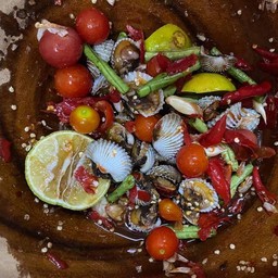 ตำหอยแครง