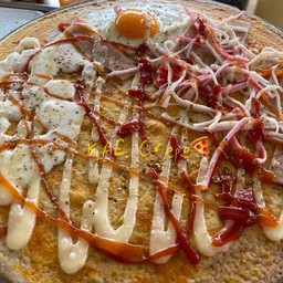 pizza&แฮม&อัด&ไข่ดาว&ชีส