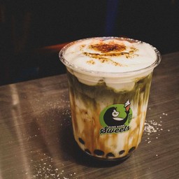 Brown sugar Matcha whip cheese (Size L 22oz)