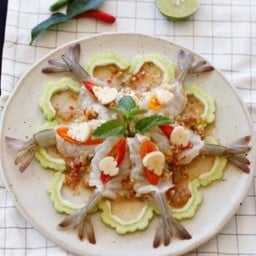 Raw Shrimps กุ้งแช่น้ำปลา