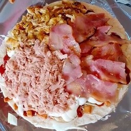 สองสหาย ทูน่า เบค่อน แบบม้วน