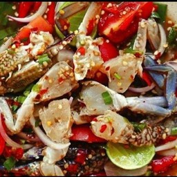 ยำปูม้าน้ำปลาร้า