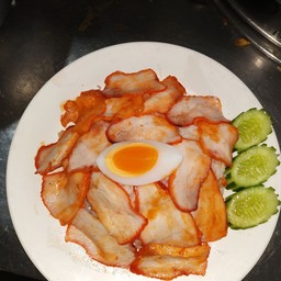 ข้าวหมูแดงล้วน