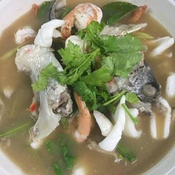 ต้มยำหัวปลาเก๋า ป่าแดด