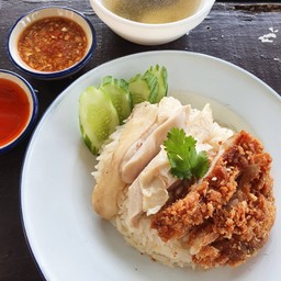 ข้าวมันไก่ผสม