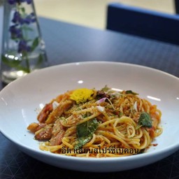 พาสต้าอิตาเลี่ยนเบคอน