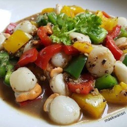 ผัดพริกไทดำ (กับข้าว)