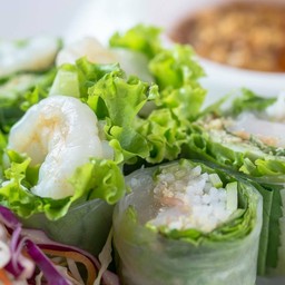 ปอเปี๊ยะสดกุ้ง (Spring Rolls Shrimp)