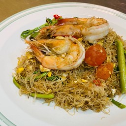 หมี่กะเฉด กุ้งสด