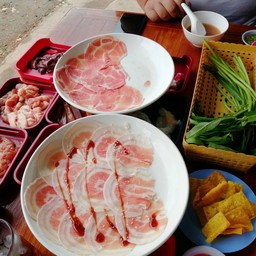 หมูจุ่มพุงกาง&กระทะร้อน -