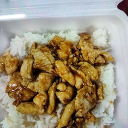 ไก่น้ำมันหอยราดข้าว