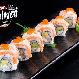 โรลปลาแซลมอนย่าง