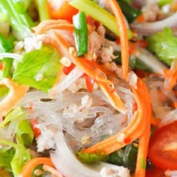 ยำวุ้นเส้นหมูสับคะ
