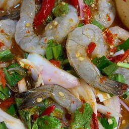 ยำกุ้งสด (8-10)