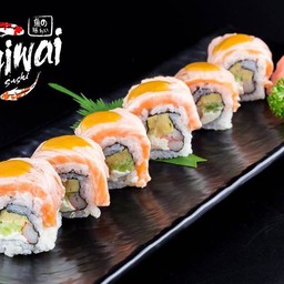 โรลปลาแซลมอนย่างซอสไซเกียว