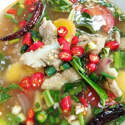 Hot And Spicy Soup With Pork Ribs