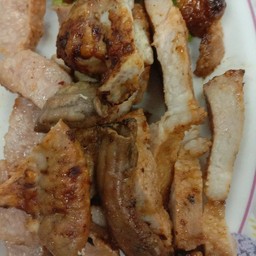 ย่างรวมเครื่องในเนื้อ,,หมู