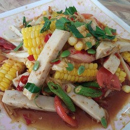 ตำข้าวโพดหมูยอ