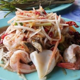 ร้านเจ๊นกส้มตำ คลองคู้