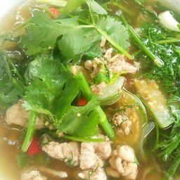Dill Soup With Pork