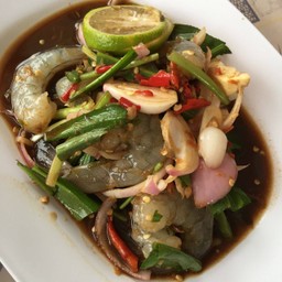 ยำกุ้งสด (ขายดี)