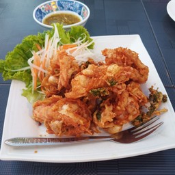 กุ้งทอดกระเทียม