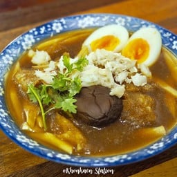 กระเพาะปลาน้ำแดงเนื้อปูอย่างดี