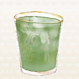 ชาเขียว มะนาว โซดา