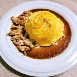 ไข่ข้นทอร์นาโดราดไก่เทอริยากิ