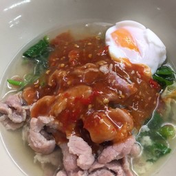 สุกี้หมู+ไข่ออนเซ็น