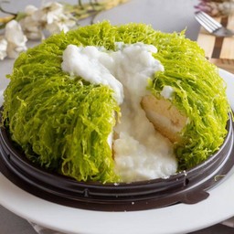 เค้กฝอยทองใบเตยลาวา (ขนาด 1 ปอนด์)