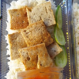 ข้าวหมูยอทอด